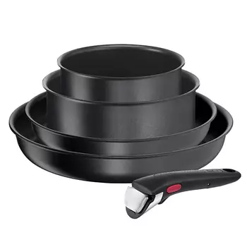 TEFAL Набор посуды Ingenio Daily Chef Black L7629102