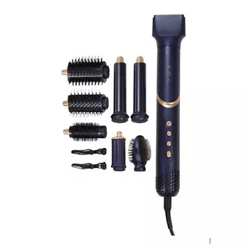 TELZEN Фен стайлер 8в1 профессиональный blue