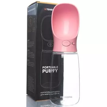 TENBERG Дорожная поилка для собак Portable Puppy, Blue