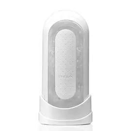 TENGA Мастурбатор Flip Zero с вибрацией белый