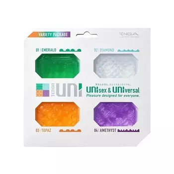 TENGA Набор мастурбаторов Uni Variety Pack