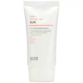 TENZERO Крем для лица солнцезащитный с тонирующим эффектом SPF 50+/PA++++ Tone-Up Sun