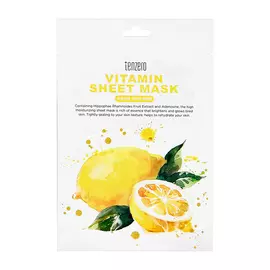 TENZERO Маска для лица с витаминами тонизирующая