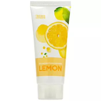 TENZERO Пенка для умывания с экстрактом лимона Lemon Balancing Foam Cleanser