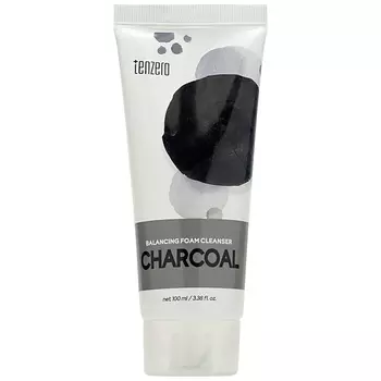 TENZERO Пенка для умывания с древесным углем Charcoal Balancing Foam Cleanser