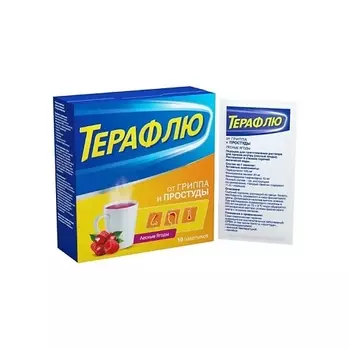 АПТЕКА Терафлю пор. пригот. р-ра д/вн. приема саше №10 (лесные ягоды)