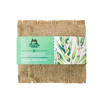 ТЕРРИТОРИЯ ТАЙГИ Мыло мочалка из джута Эвкалиптовая