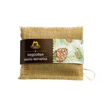 ТЕРРИТОРИЯ ТАЙГИ Мыло мочалка из джута Кедровая