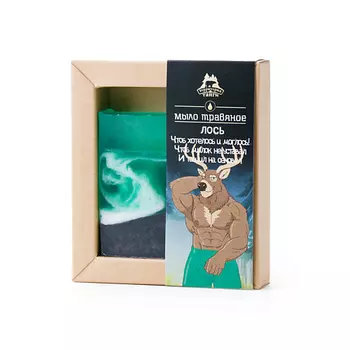 ТЕРРИТОРИЯ ТАЙГИ Мыло парфюмированное натуральное твердое Лось 100.0