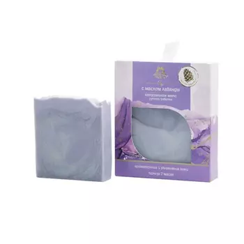 ТЕРРИТОРИЯ ТАЙГИ Натуральное мыло ручной работы лаванда 100.0