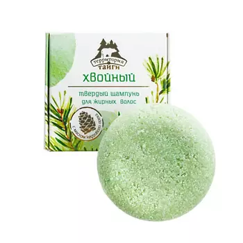 ТЕРРИТОРИЯ ТАЙГИ Твердый шампунь ХВОЙНЫЙ, шампунь от перхоти 80.0