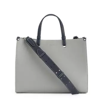 TESORINI Сумка "Amadea maxi" Toutbag серый, синий