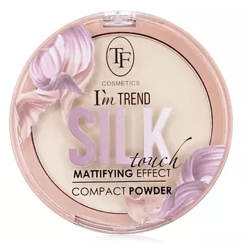 TF Пудра для лица матирующая компактная бархатная SILK TOUCH I'm TREND CTP27 01