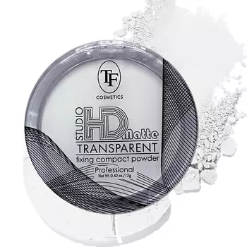 TF Пудра компактная прозрачная Studio HD Transparent fixing compakt powder