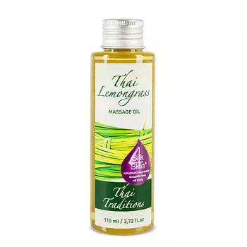 THAI TRADITIONS Антицеллюлитное масло для массажа тела натуральное от целлюлита растяжек Лемонграсс 110.0