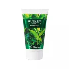 THAI TRADITIONS Крем для рук мусс лосьон увлажняющий питательный для сухой кожи Зеленый Чай Детокс 75.0