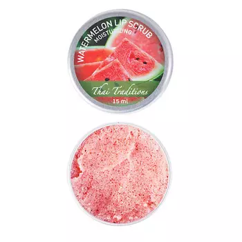 THAI TRADITIONS Скраб для губ сахарный для снятия водостойкого макияжа с маслами Арбузный Фреш 15.0