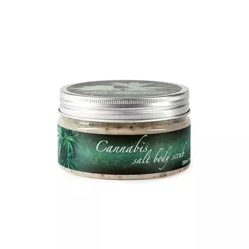 THAI TRADITIONS Скраб для тела соляной антицеллюлитный натуральный от отеков Каннабис 200.0