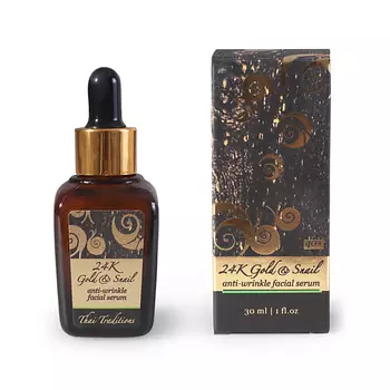 THAI TRADITIONS Сыворотка эликсир для лица от морщин антивозрастная с муцином улитки Золотая Улитка 30.0