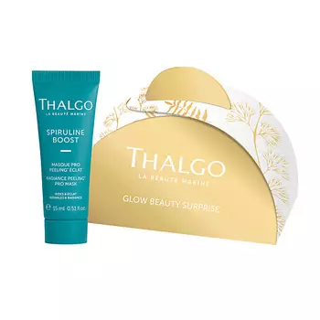 THALGO Энергизирующая пилинг-маска для сияния и обновления кожи в подарочной коробке Spiruline Boost