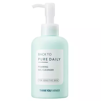 THANK YOU FARMER Гель очищающий для лица для ежедневного применения Back to Pure Daily Foaming Gel Cleanser