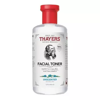 THAYERS Тонер для лица без спирта с гамамелисом Witch Hazel Unscented Facial Toner