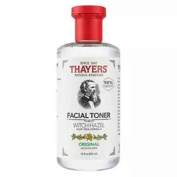 THAYERS Тонер для лица без спирта с гамамелисом оригинальный Witch Hazel Original Facial Toner
