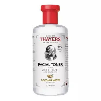THAYERS Тонер для лица без спирта с гамамелисом и кокосом Witch Hazel Coconut Water Facial Toner