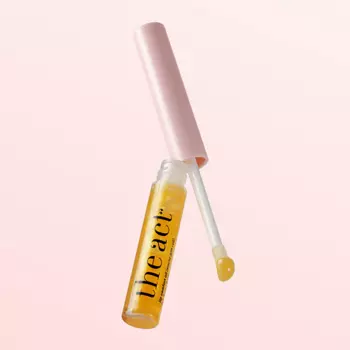 THE ACT Блеск масло с шиммером для губ увлажняющее