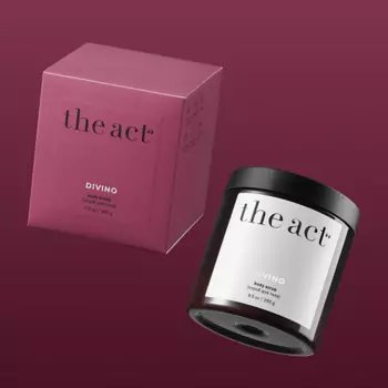 THE ACT Скраб для тела винный