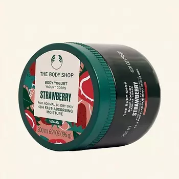 THE BODY SHOP Увлажняющий йогурт Strawberry для сухой и нормальной кожи тела 200.0