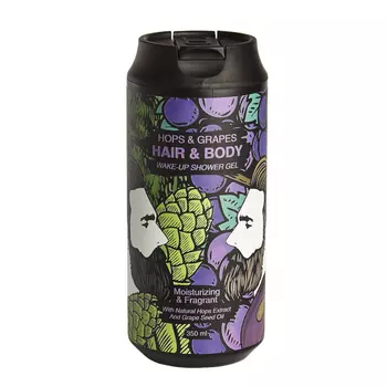 THE CHEMICAL BARBERS Очищающий, увлажняющий, дезодорирующий гель для тела и волос Хмель&amp;Виноград