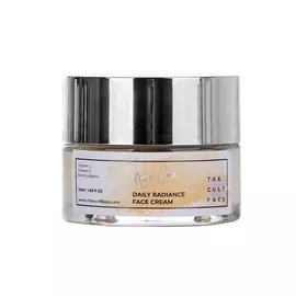 THE CULTFACE Увлажняющий крем для сияния лица с витаминами С и Е, скваланом, зеленым чаем и лакрицей 50.0