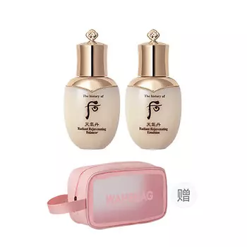 THE HISTORY OF WHOO Набор миниатюр Cheongidan Radiant Rejuvenating + косметичка