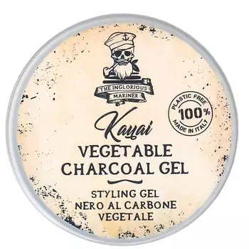 THE INGLORIOUS MARINER Гель для укладки с тонирующим эффектом Kauai Vegetable Charcoal Gel