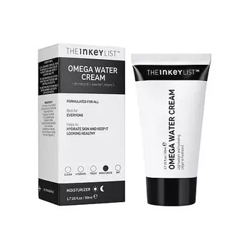 THE INKEY LIST Безмасляный увлажняющий крем Omega Water Cream для выравнивания тона и сияния кожи 50.0