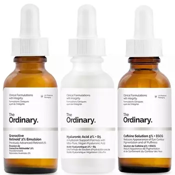 THE ORDINARY Набор сывороток для антивозрастного ухода за кожей Slow Down Aging Trio