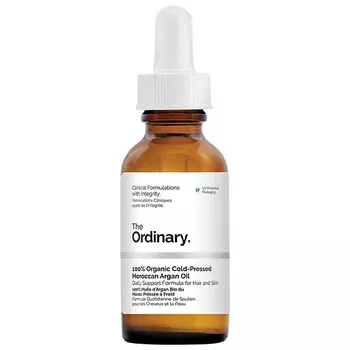 THE ORDINARY Натуральное масло арганы для кожи и волос 100% Organic Cold-Pressed Moroccan Argan Oil 30.0