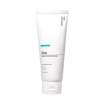 THE POTIONS Средство для лица очищающее с экстрактом центеллы азиатской Cica Gentle Facial Cleanser