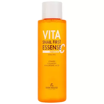 THE SKIN HOUSE Эссенция для лица освежающая с витаминами и муцином улитки Vita Snail