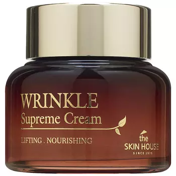 THE SKIN HOUSE Крем питательный разглаживающий морщины с женьшенем Wrinkle Supreme Cream