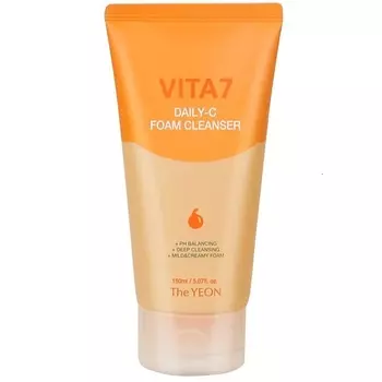 THE YEON Пенка для умывания - Vita7 daily-C foam cleanser