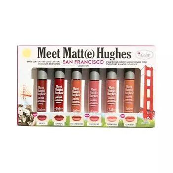 THEBALM Набор миниатюр для губ Meet Matt(e) Hughes SF Сollection
