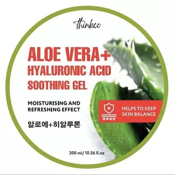 THINKCO Гель универсальный для лица и тела с экстрактом алоэ и гиалуроновой кислотой