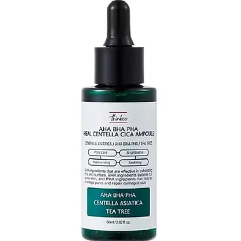 THINKCO Сыворотка с AHA, BHA, PHA кислотами и центеллой азиатской для проблемной кожи AHA BHA