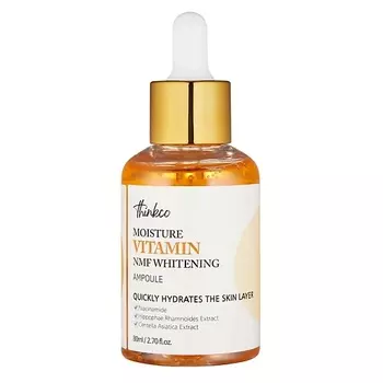 THINKCO Сыворотка увлажняющая, с витаминами Moisture Vitamin NMF Whitening Ampoule