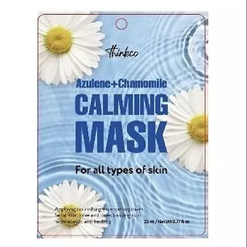 THINKCO Тканевая маска для лица с азуленом и экстрактом ромашки