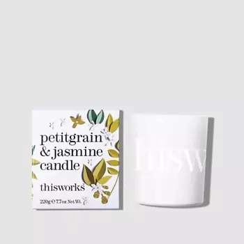 THIS WORKS Ароматическая свеча Petitgrain & Jasmine С маслами петитгрена и жасмина 220.0