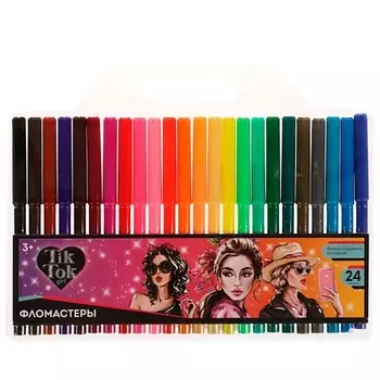 TIK TOK GIRL Фломастеры 24