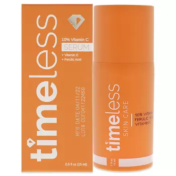 TIMELESS Сыворотка для лица с 10% витамином С, витамином Е и феруловой кислотой Ferullic Acid Serum